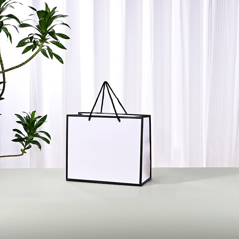 Fashion Simple Clothing Store Packaging Paper Bag Shopping Bag