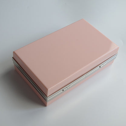 Women Transparent Clear Acrylic Bag Chain Dinner Party Small Square Bag