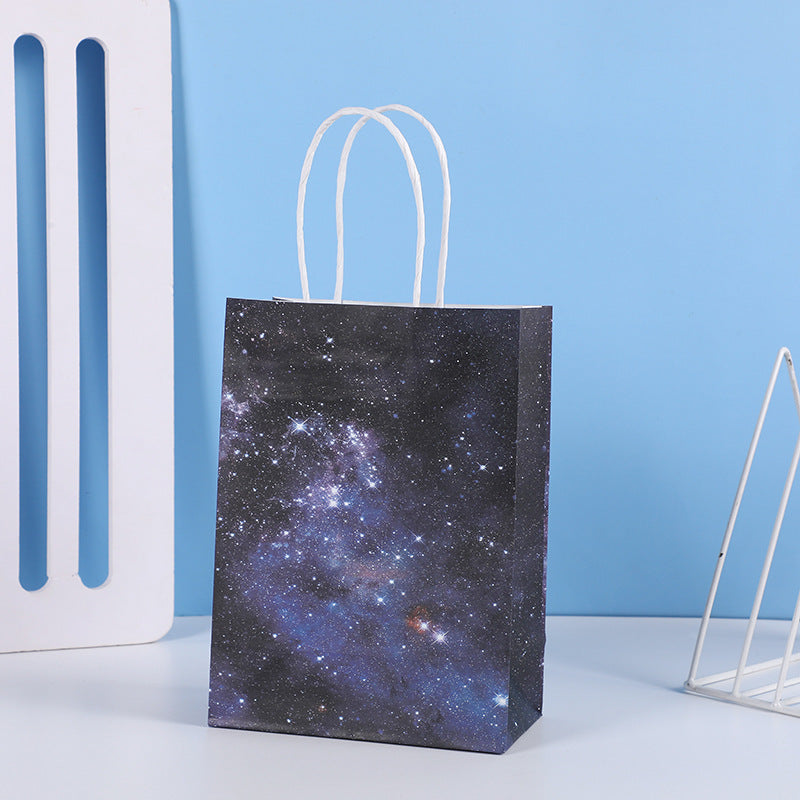 Sac de rangement imprimé étoiles tendance pour accessoires de vêtements 