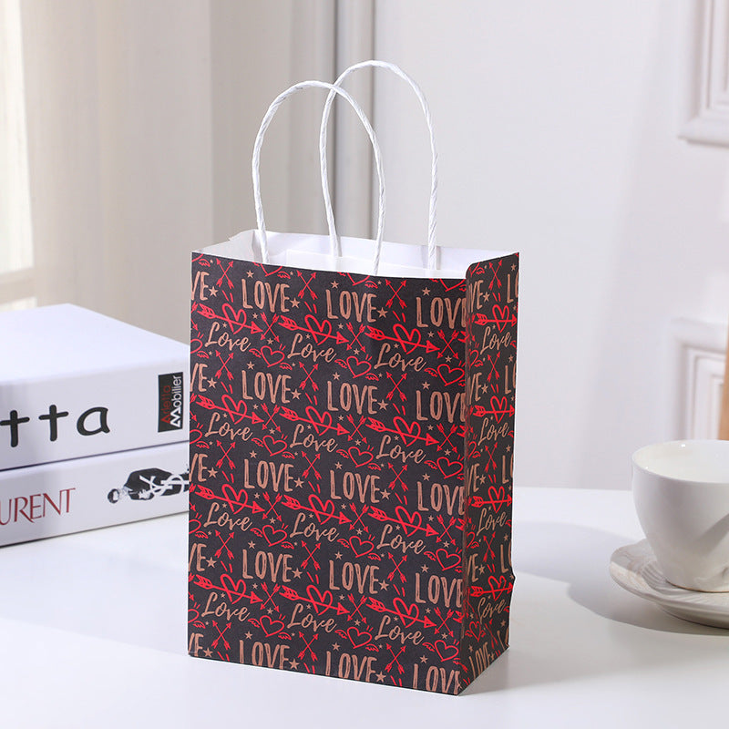 Sac de rangement imprimé Love pour accessoires de vêtements 