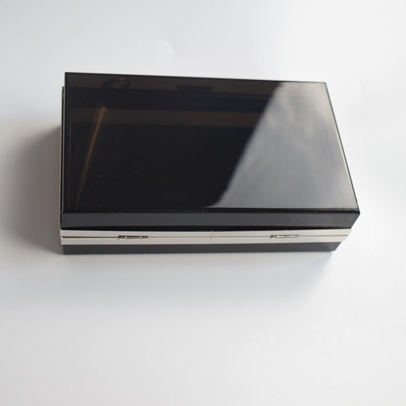 Women Transparent Clear Acrylic Bag Chain Dinner Party Small Square Bag