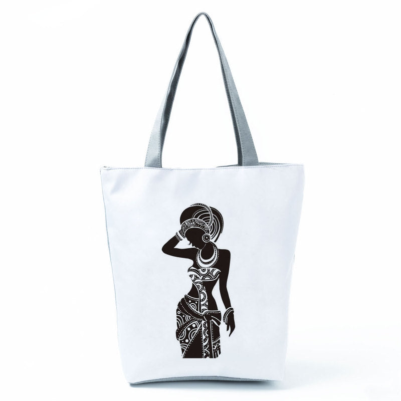 Women'S Cool Girl Print One Shoulder Shopping Bag