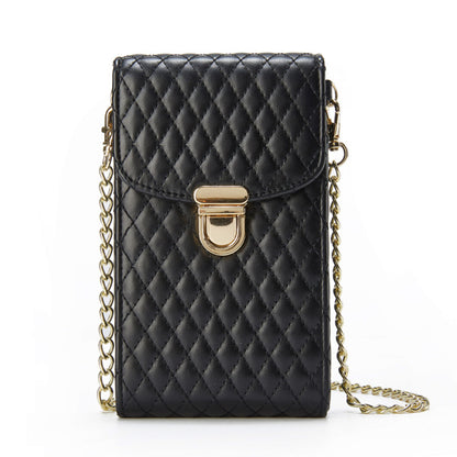 Women Fashion Multifunctional Crossbody Vertical Retro Mini One Shoulder Crocodile Pattern Coin Purse