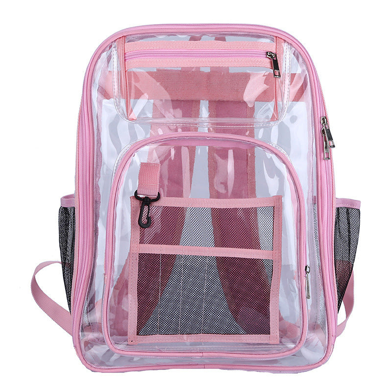 Unisex Fashion Clear Backpack Pvc Backpack