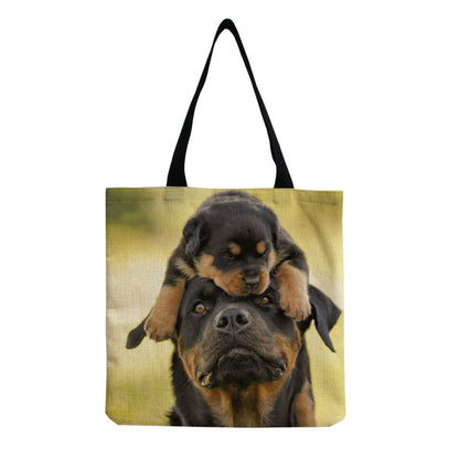 Personalized Large-Capacity Cute Pet Dog Printing Shopping Bag