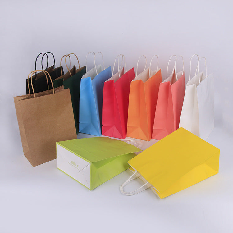 Fashion Multiple Specifications Kraft Paper Gift Bag
