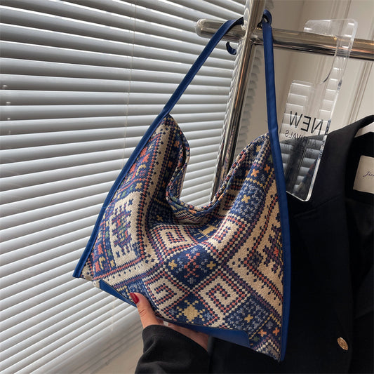Ethnic Vintage Canvas Tote Bag