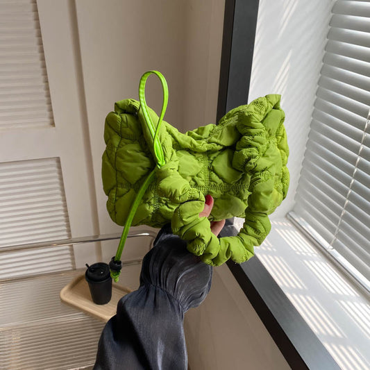 Women Fashion Casual Rhomboid Quilted Shoulder Bag