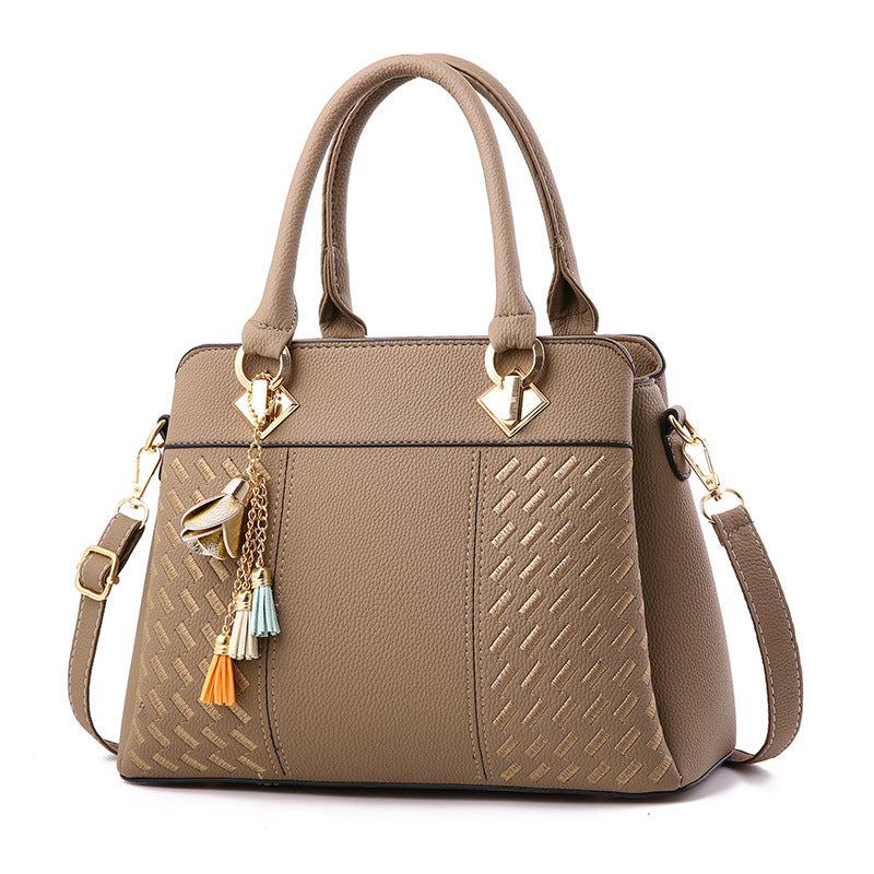 Women'S Fashion Embroidery Thread Large Capacity Handbag