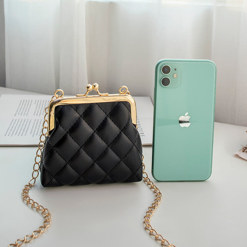Women Fashion Rhombus Chain Mini Bag