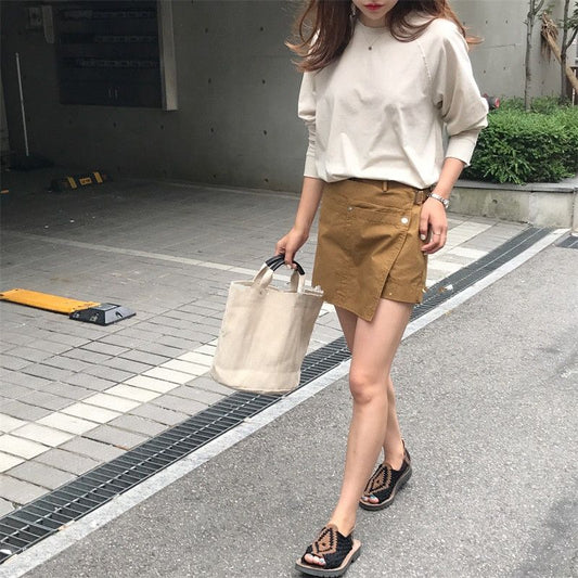 Sacs à main simples en toile solide 