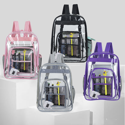 Unisex Fashion Clear Backpack Pvc Backpack