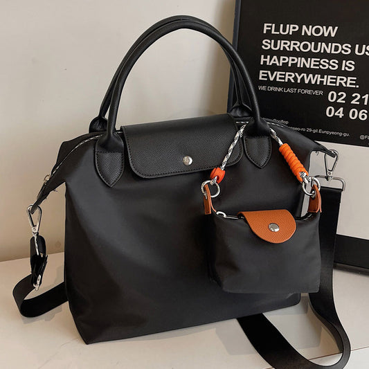 Sac à main décontracté de grande capacité pour femme, couleur contrastée 