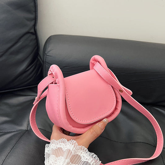 Women Fashion Casual Solid Color Mini Crossbody Bag
