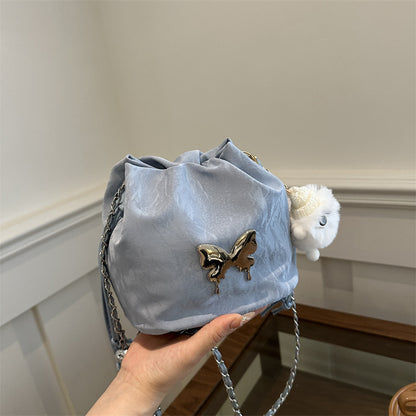 Women Fashion Elegant Butterfly Chain Pendant Crossbody Bag