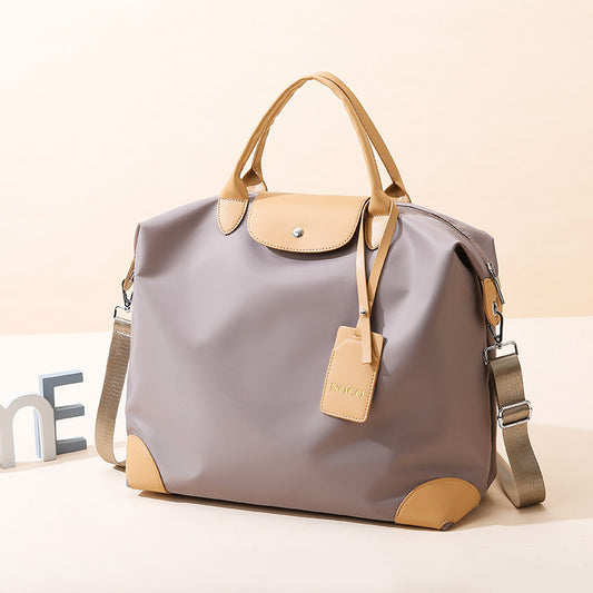 Women Fashionable Lightweight Waterproof Large Capacity Handle Travel Bag