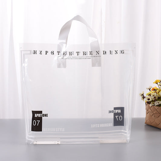 Sac fourre-tout transparent en plastique transparent pour cadeaux 