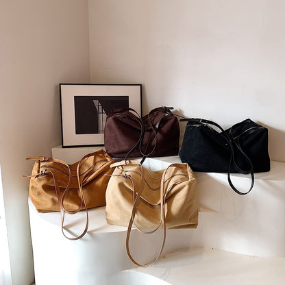 Sac à bandoulière givré décontracté de grande capacité pour femme