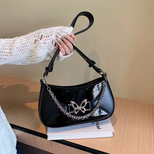 Sac à bandoulière tendance pour femme avec motif papillon
