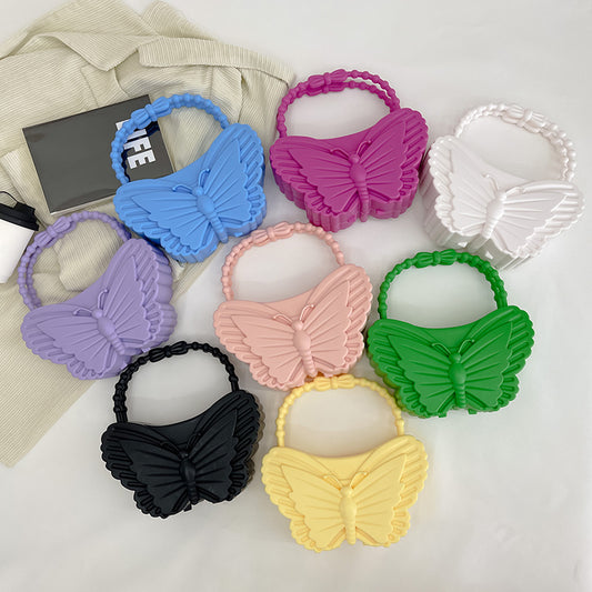 Women Fashion Butterfly Barbie Design Sense Fashion Dark Spice Girl Personality Sweet Cool Handbag