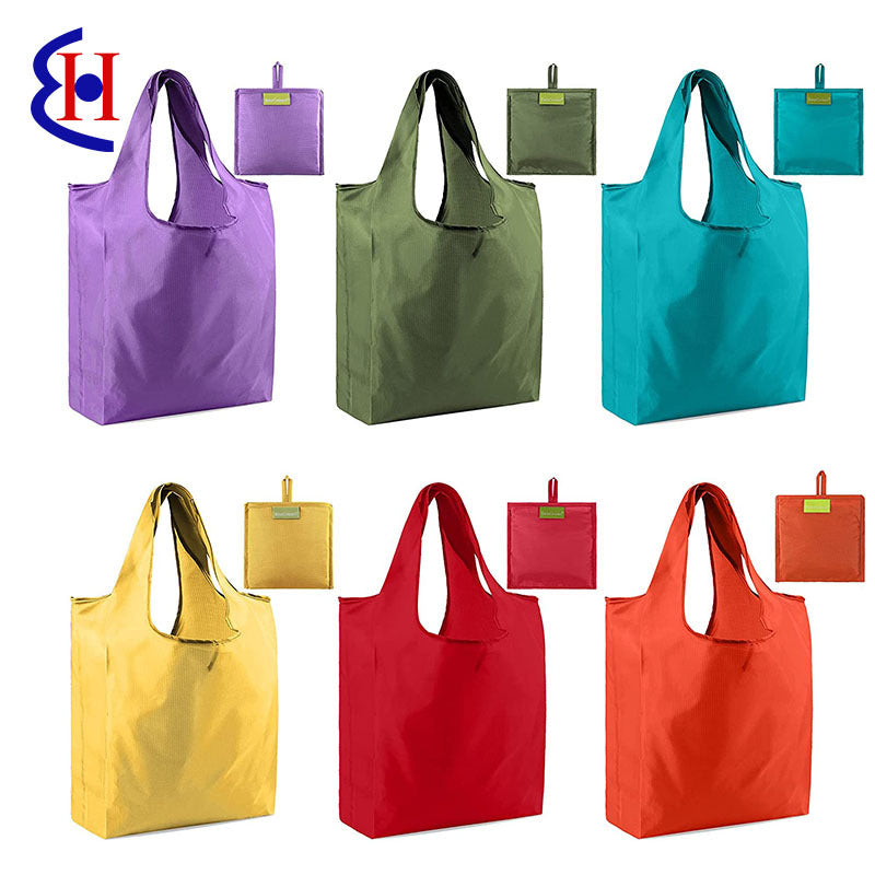 Custom Logo Solid Color Large Capacity Eco-Friendly Shopping Bag