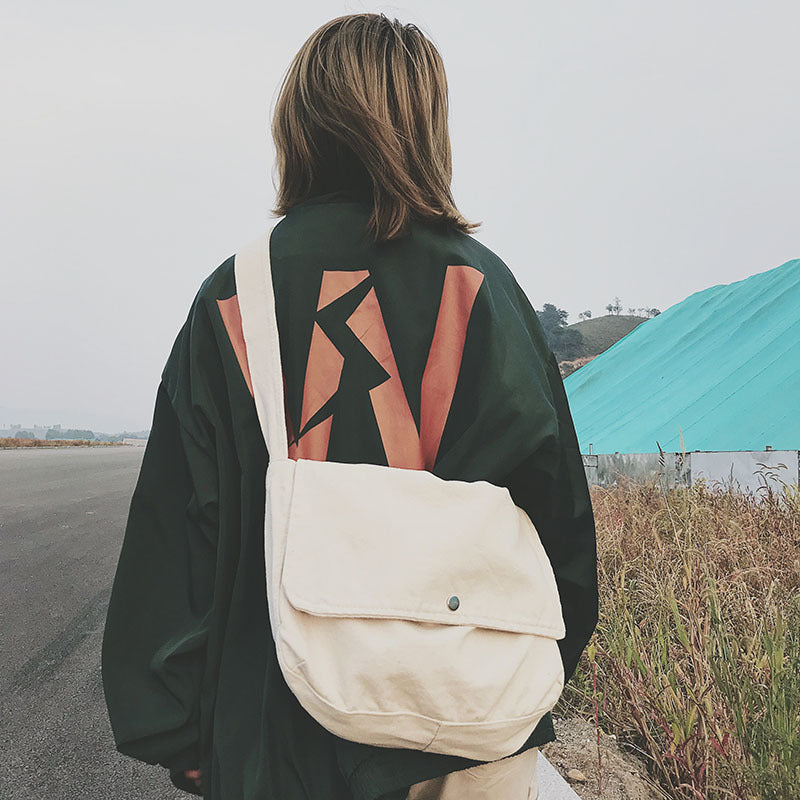 Sac fourre-tout décontracté pour femme, couleur unie, grande capacité, avec poignée à l'épaule 