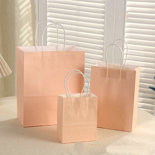 Macaroon Paper Bag Printed Gift Shopping Bag Kraft Paper Bag