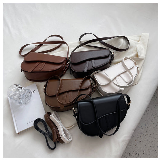 Sac à bandoulière vintage tendance pour femme 