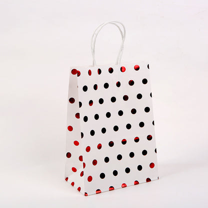 Sac fourre-tout en papier kraft avec impression à chaud - 21 x 15 x 8 cm 