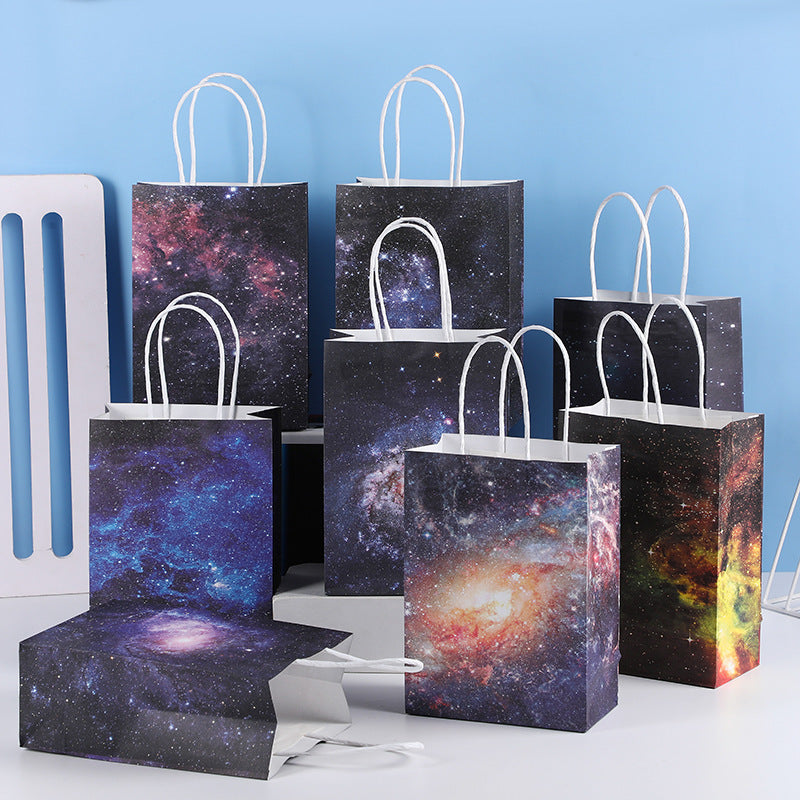 Sac de rangement imprimé étoiles tendance pour accessoires de vêtements 