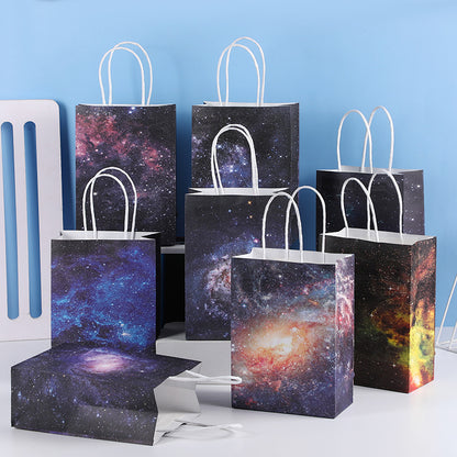 Sac de rangement imprimé étoiles tendance pour accessoires de vêtements 