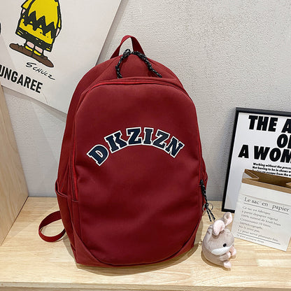 Women Fashion Alphabet Large Capacity Backpack