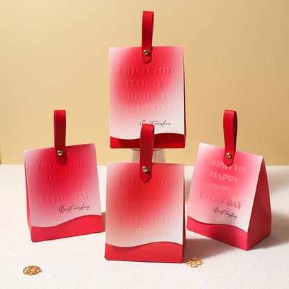 Sac d'emballage cadeau pour bonbons de mariage, simple et créatif, dégradé 