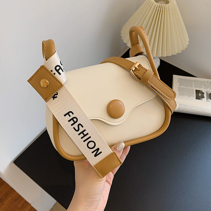 Women Fashion Vintage Flap PU Crossbody Bag