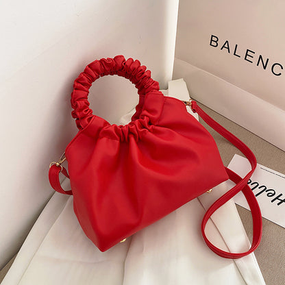 Women'S Simple Solid Color Shoulder Bag