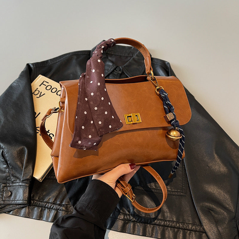 Sac à main simple de couleur unie 