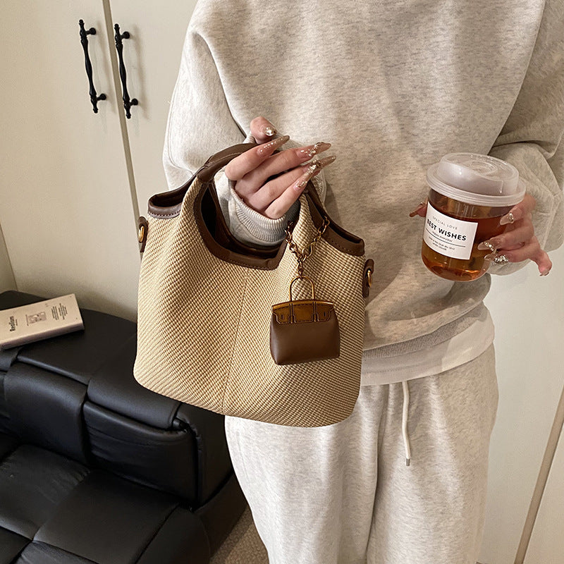 Women Fashion Casual Solid Color Crossbody Bag