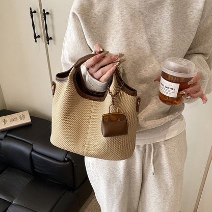 Women Fashion Casual Solid Color Crossbody Bag