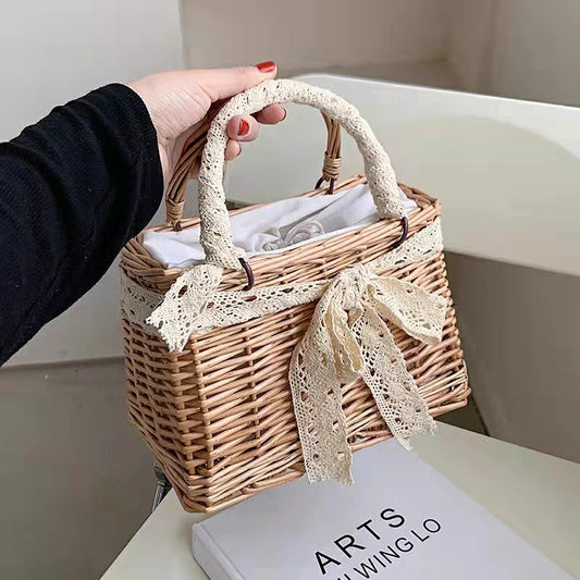 Bohemian Vacation Straw Woven Handbags