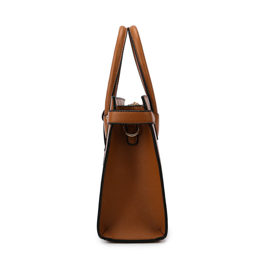 Women Fashion Casual Simple Solid Color 3-Piece Set Handbags