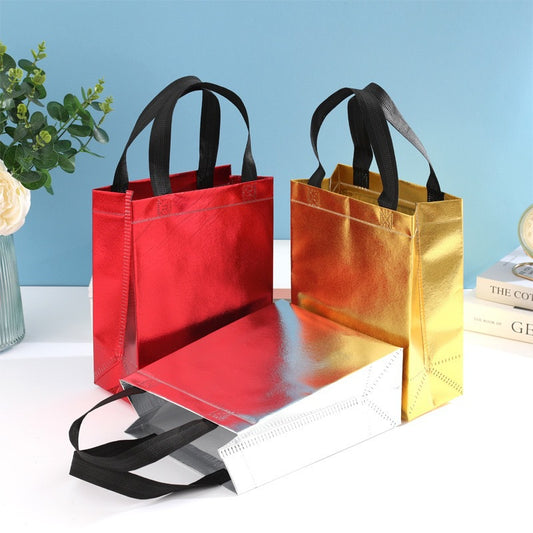 Laser Non-Woven Fabric Bag Coated With Aluminum Shopping Packaging Bag