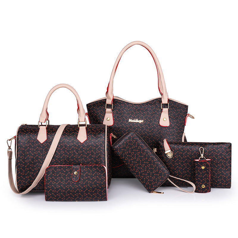 Women Fashion 6-Piece Shoulder Bag