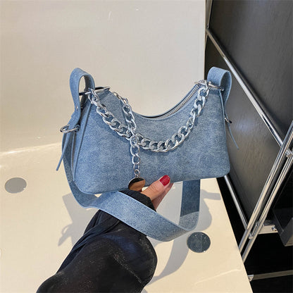 Sac à bandoulière en chaîne simple et tendance 