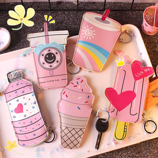 Creative Beverage Bottle Popsicle Coin Purse