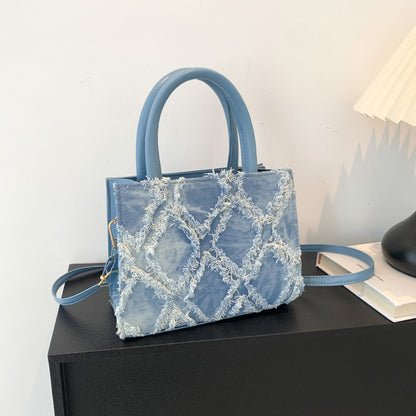Women'S Fashion Large Capacity Denim Handbag