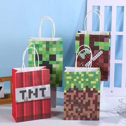 Alphabet Pixel Theme Storage Packaging Bag Garment Accessories