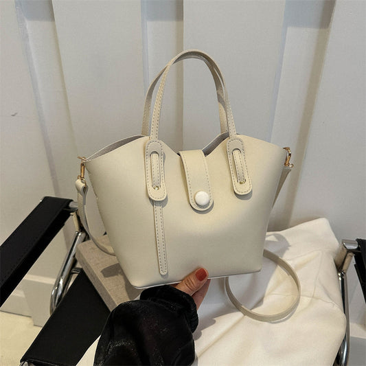 Sac à main décontracté simple de couleur unie pour femme 