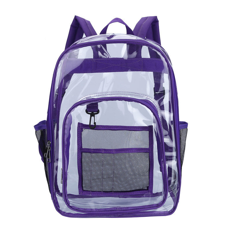 Unisex Fashion Clear Backpack Pvc Backpack