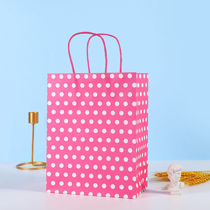 Sac de rangement à pois tendance pour accessoires de vêtements 