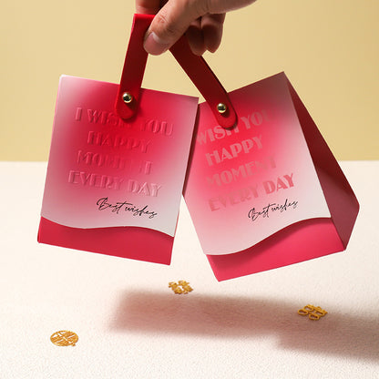 Sac d'emballage cadeau pour bonbons de mariage, simple et créatif, dégradé 